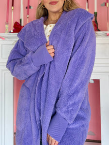 Purple Oversized Fluffy