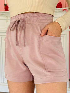 Modal Shorts Color Blush