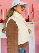 Ivory Puffer Vest