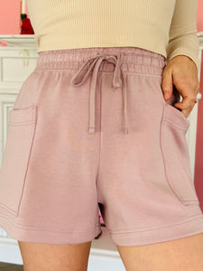 Modal Shorts Color Blush