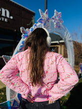 Pink Floral Quilted Jacket