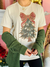 Holiday Tree with Bow Tee