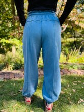 Oversized Blue Cargo Sweatpants