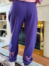 Purple Bow Joggers