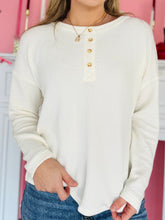 Ivory Button Long Sleeve