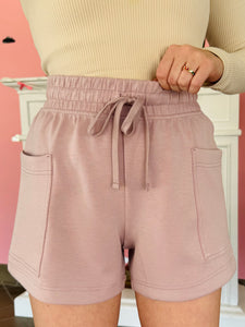 Modal Shorts Color Blush