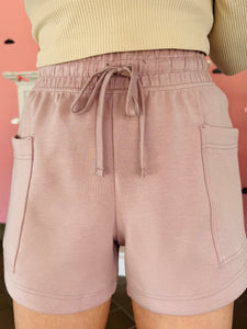 Modal Shorts Color Blush