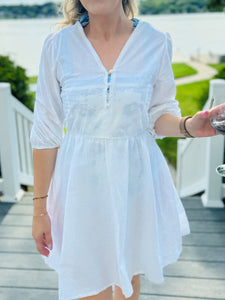 White Coverup Dress