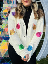 Sequin Ornament Cardigan