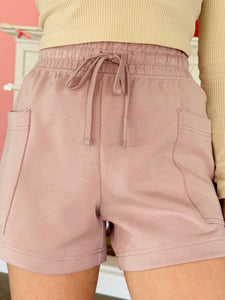 Modal Shorts Color Blush