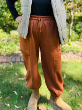 Oversized Rust Cargo Sweatpants