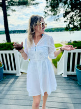 White Coverup Dress