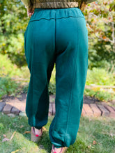 Oversized Emerald Cargo Sweatpants