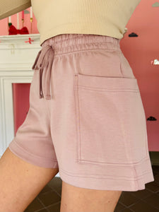 Modal Shorts Color Blush