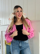 Cropped Pink Shrug