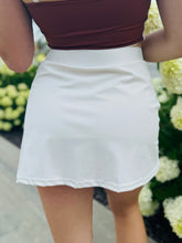 Cream Athletic Skort