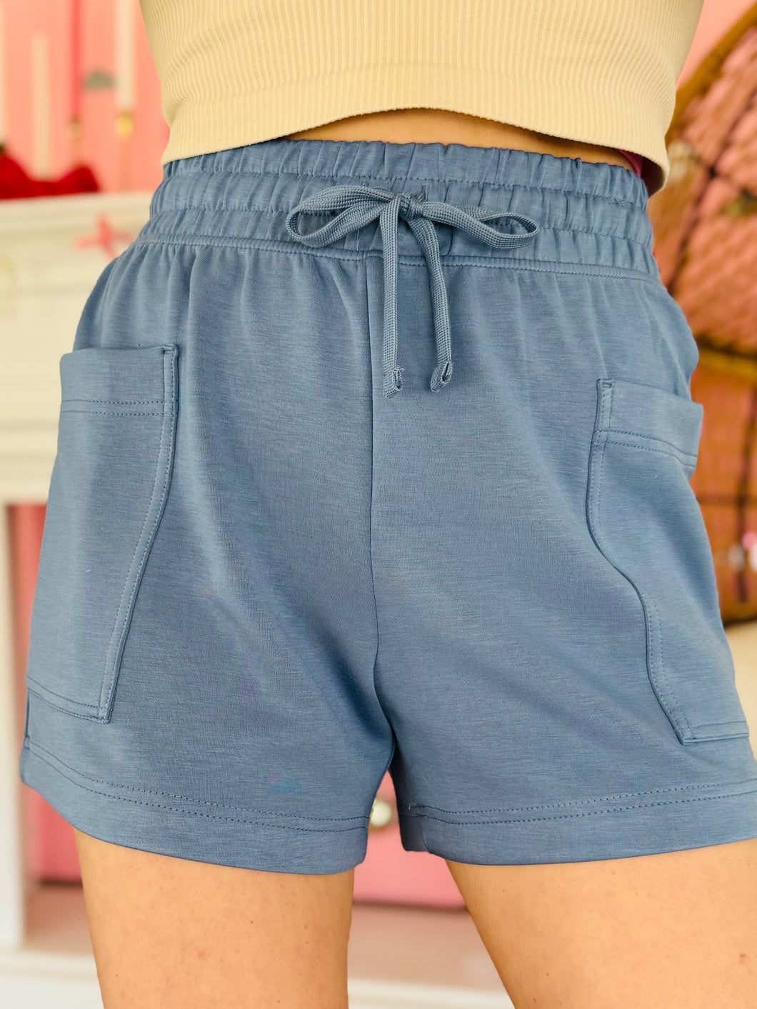 Modal Shorts Color Sky Blue