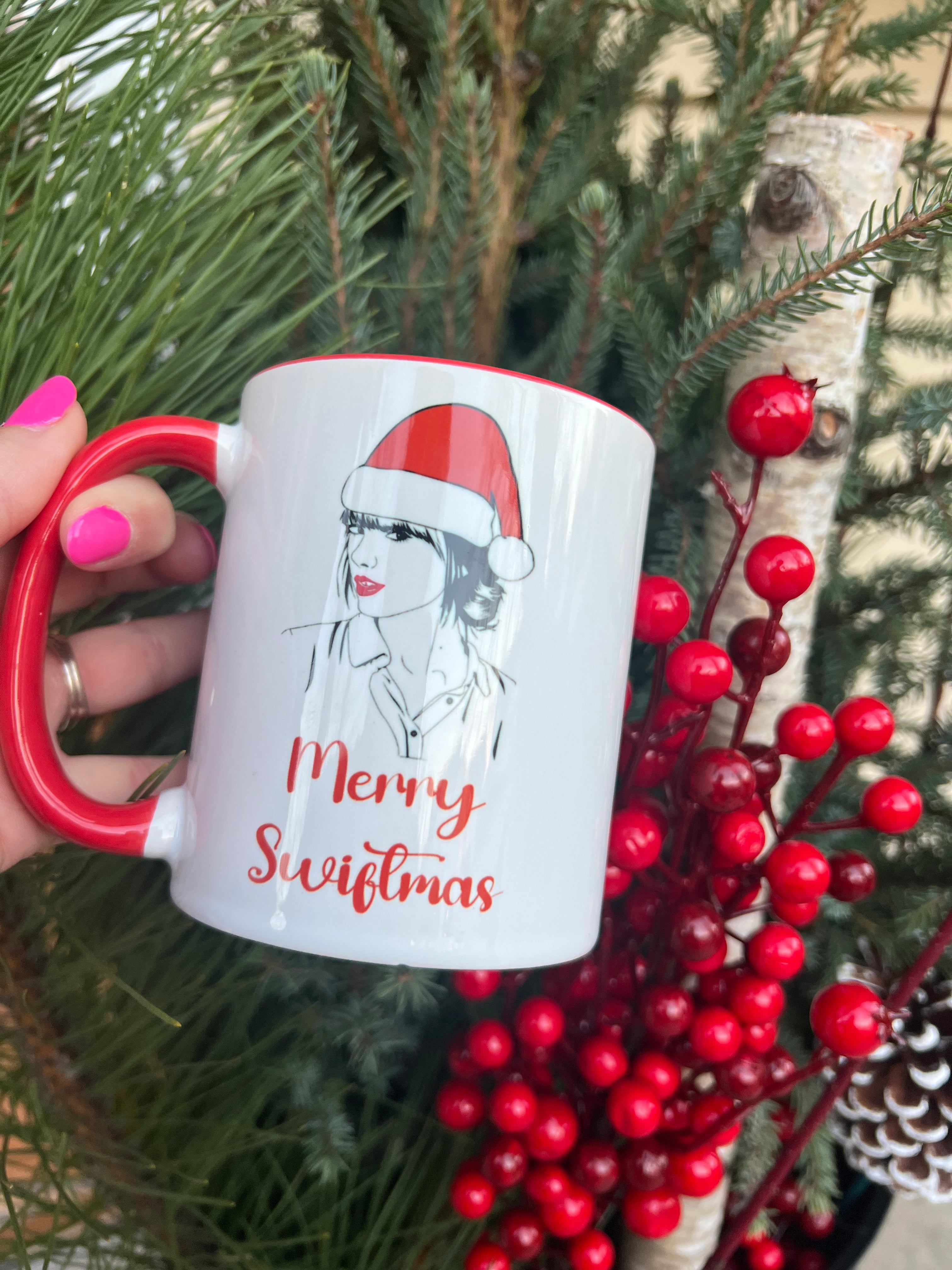 Merry SWIFTmas Travel Mug – Prideboxco