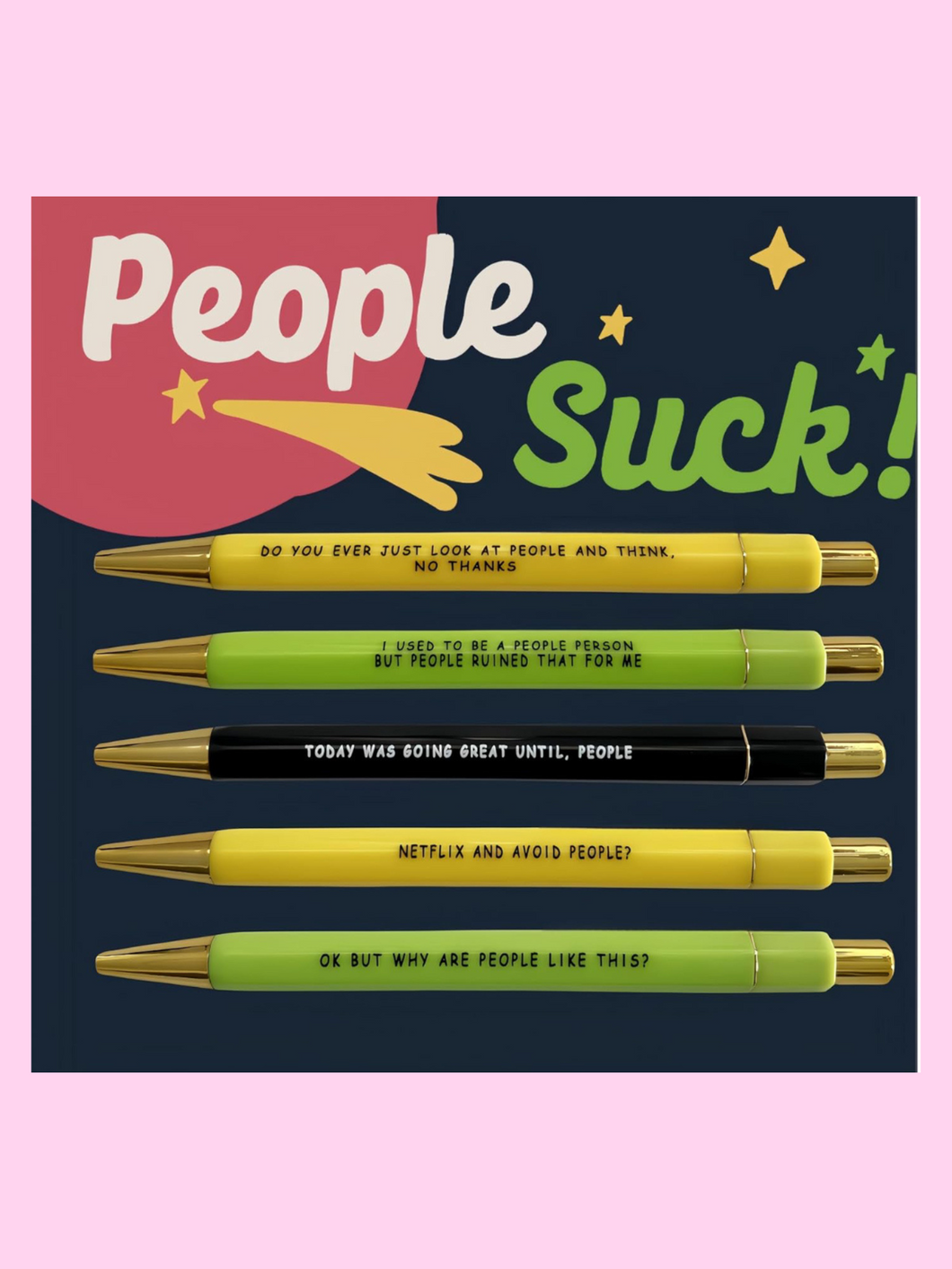 People Suck Pen Set